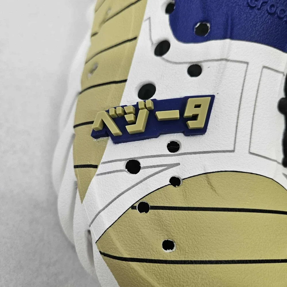 Crocs Vegeta Echo Clog Dragon Ball Z Anime Graphic‎ Shoes Big Kids J6